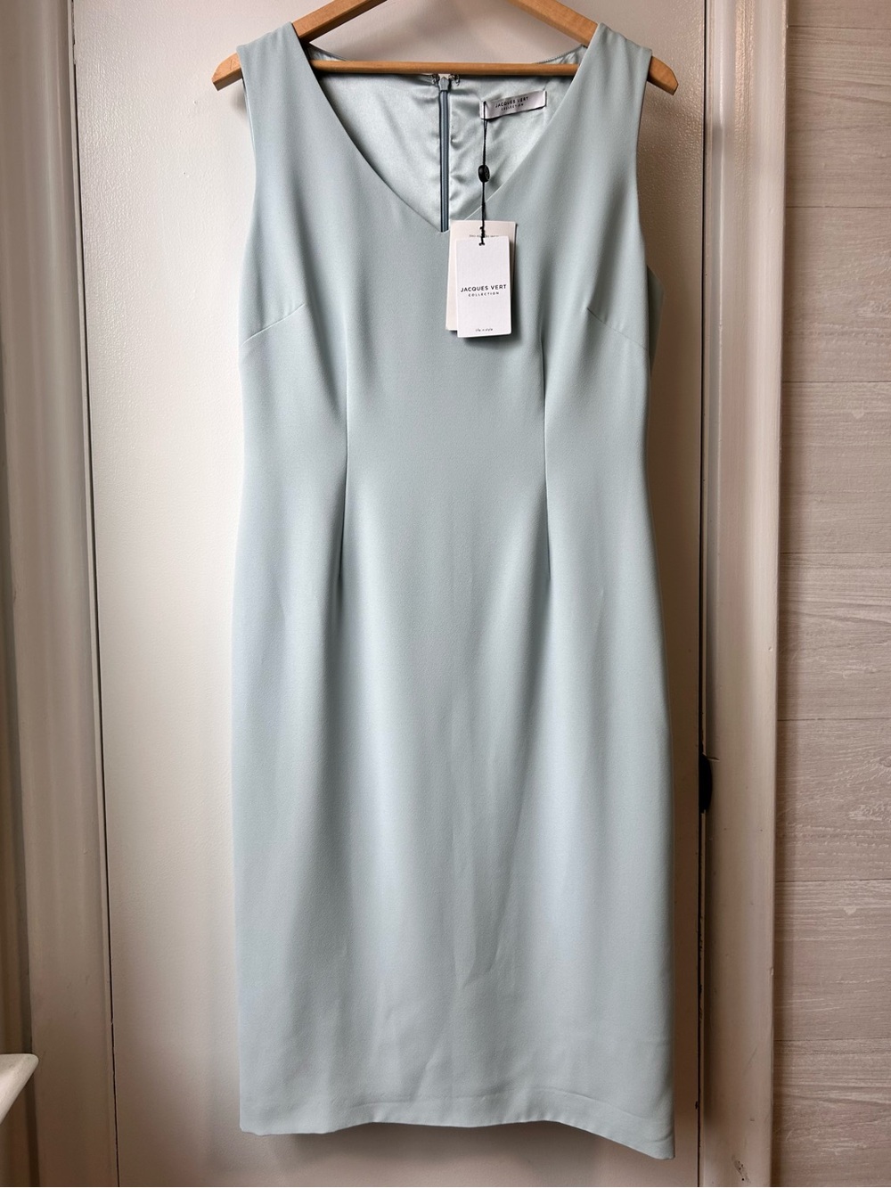 Nwt Jacques Vert Collection Blue Shift Dress - Picture 3 of 12
